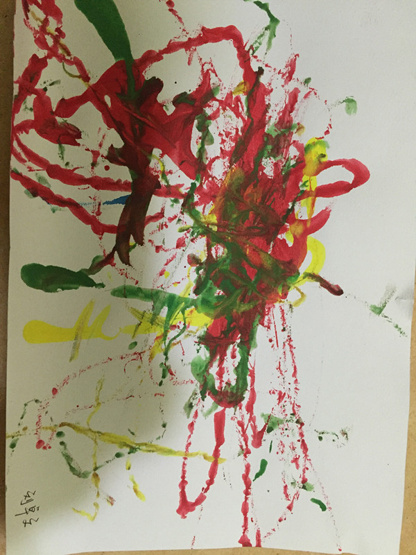 小二班弹珠滚画